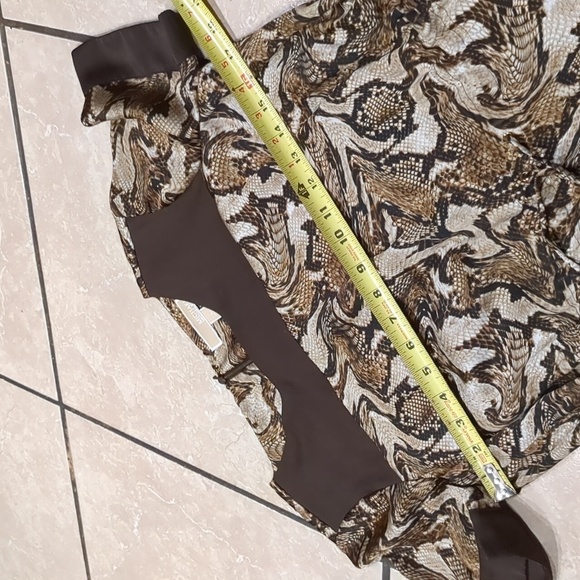 Michael Kors Snake Skin Print Dress Size Medium - Picture 3 of 4